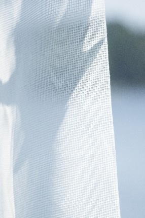 Visibility in white. Linen or hemp. Designer Elisabeth Johansson
